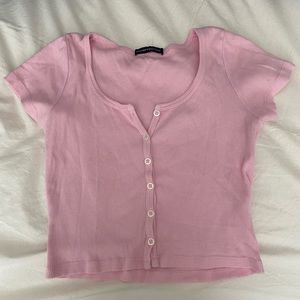 pink brandy button up shirt